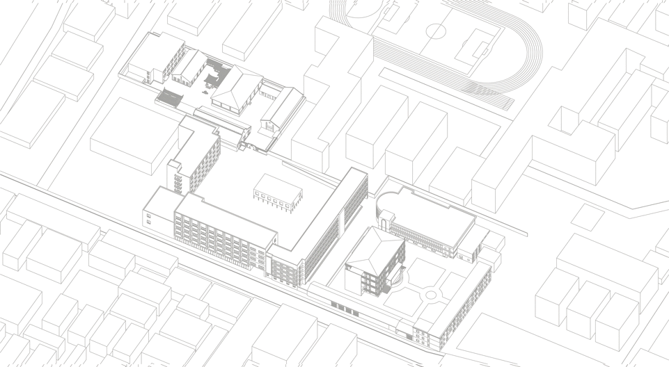 golden lion campus lane creative arts and culture park by omer studio