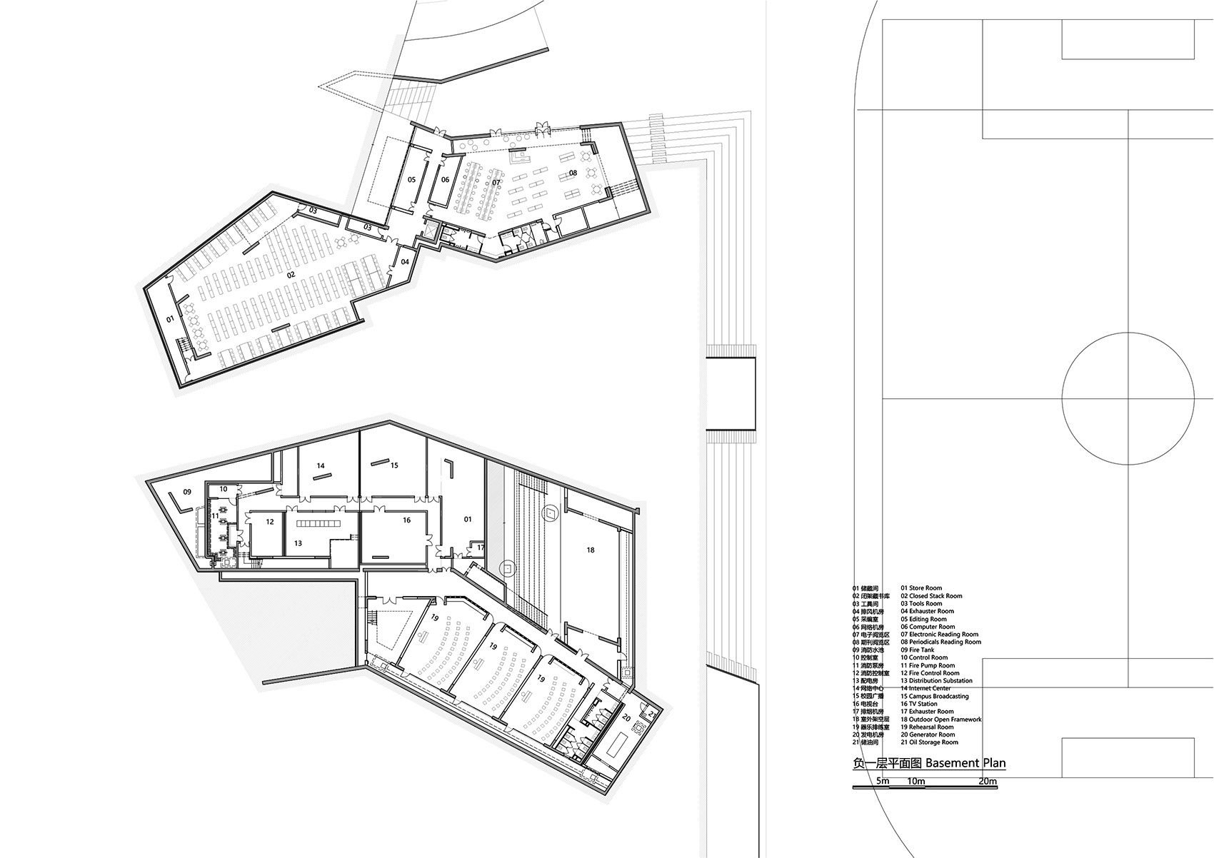 Tuyi Building of Youlan Middle School WAU Design