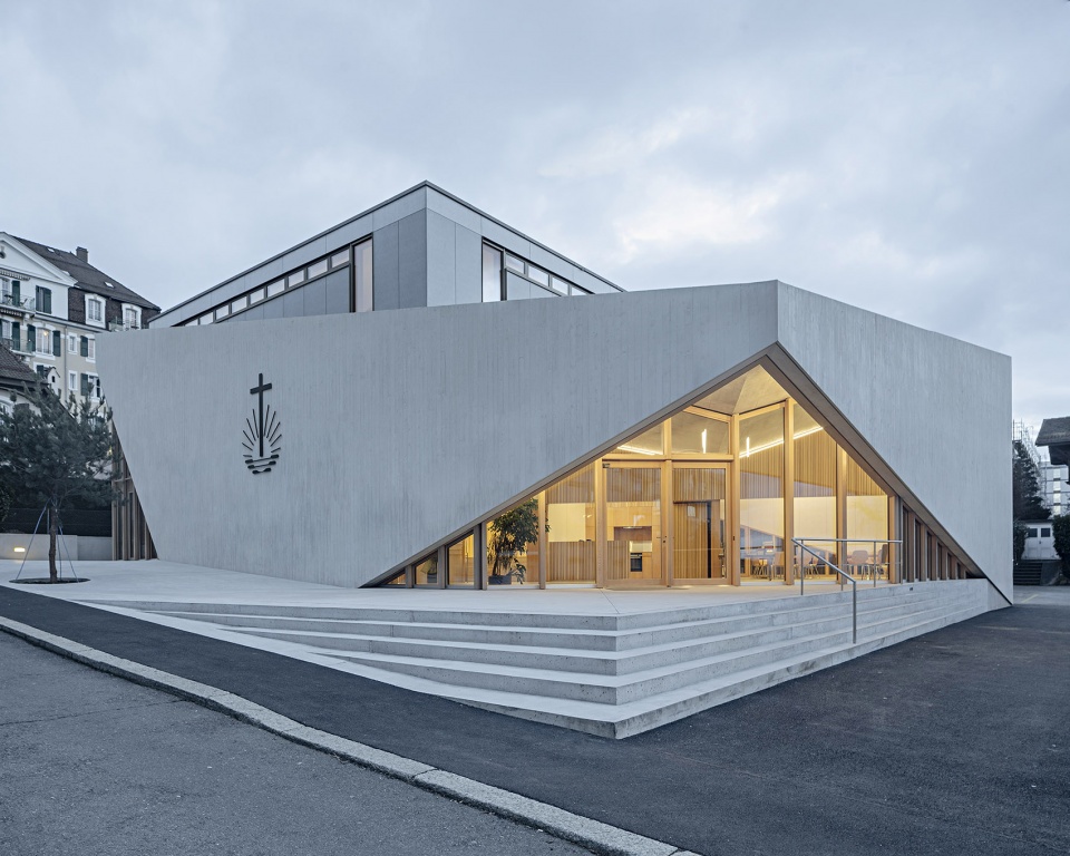 new apostolic church lausanne by local architecture