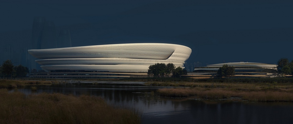 zaha hadid architects to build hangzhou international sports centre