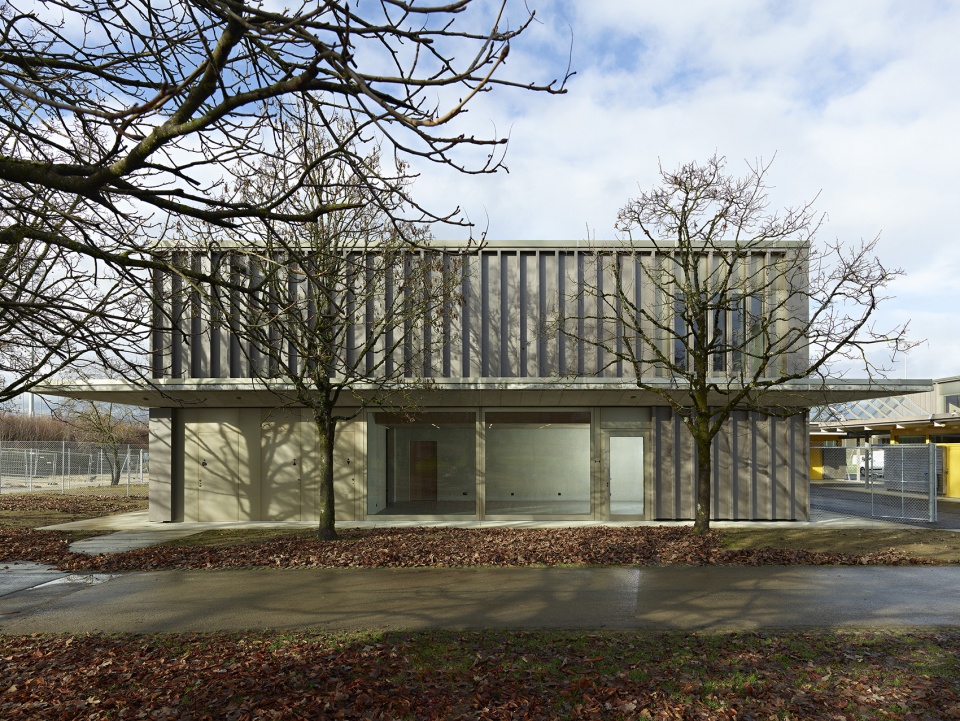 Les Vergers Sports Center Meyrin Geneva by AM Architectes