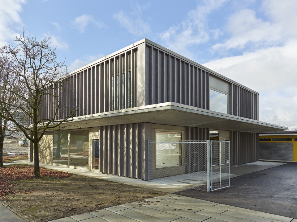 Les Vergers Sports Center Meyrin Geneva by AM Architectes