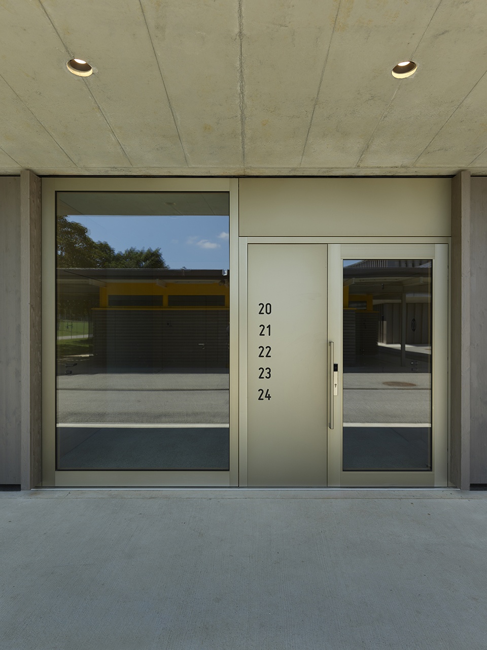 Les Vergers Sports Center Meyrin Geneva by AM Architectes