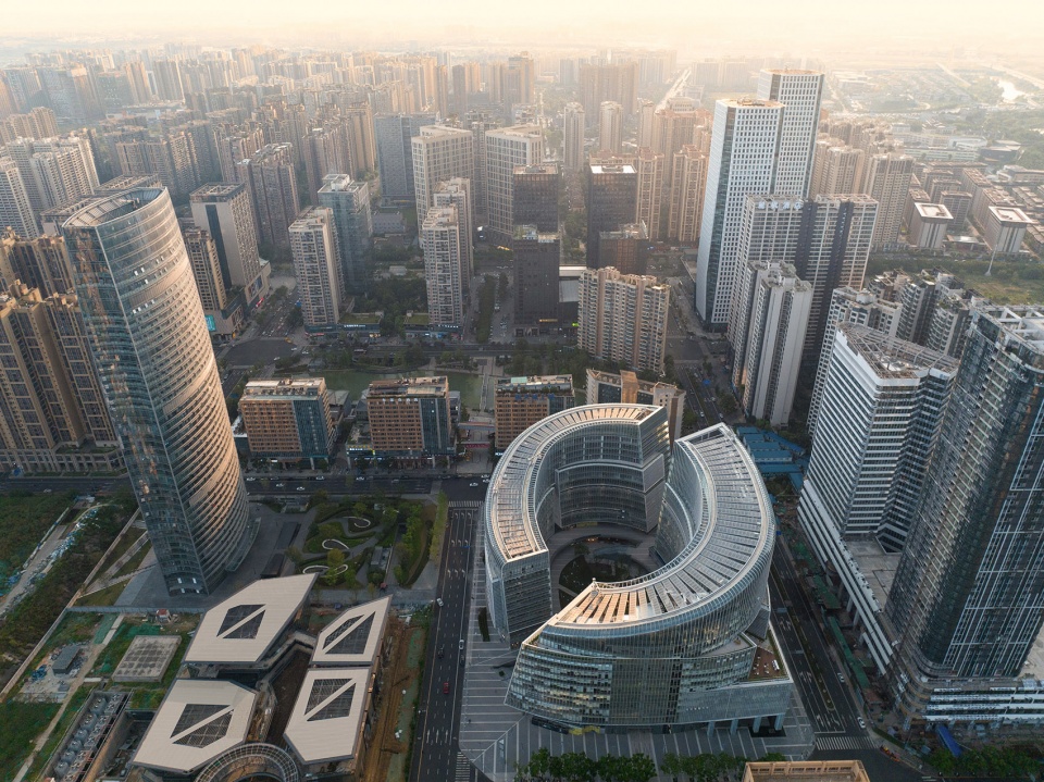 chengdu co innovation and cooperation center by lla