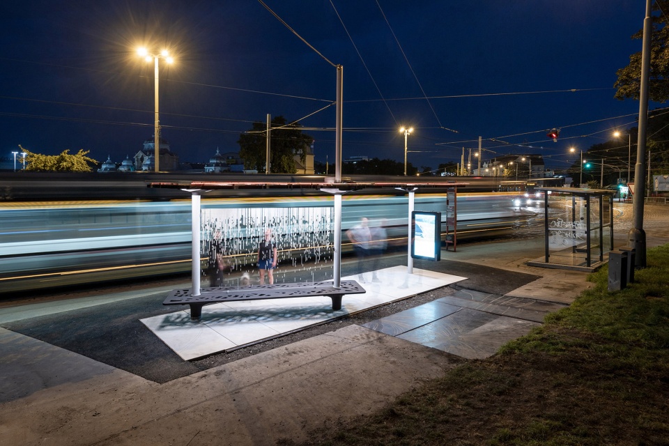 3d printed uhpc tram stop by so concrete