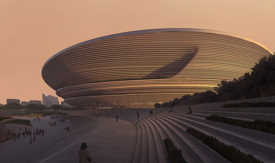 zaha hadid architects to build hangzhou international sports centre