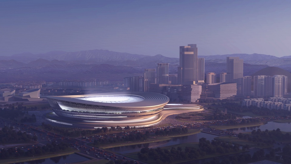 zaha hadid architects to build hangzhou international sports centre