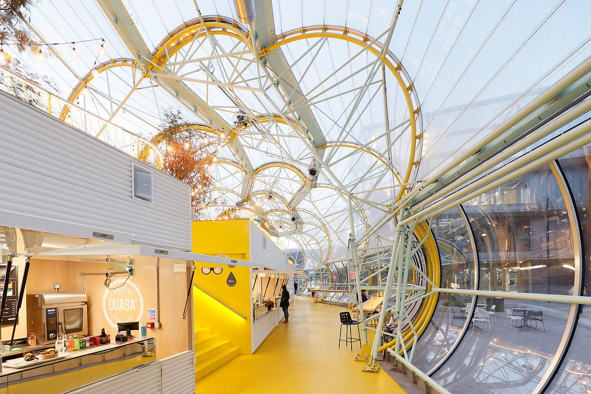 “market” Design District Canteen by Selgascano 谷德设计网