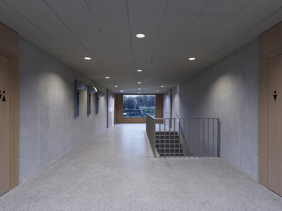 Les Vergers Sports Center Meyrin Geneva by AM Architectes