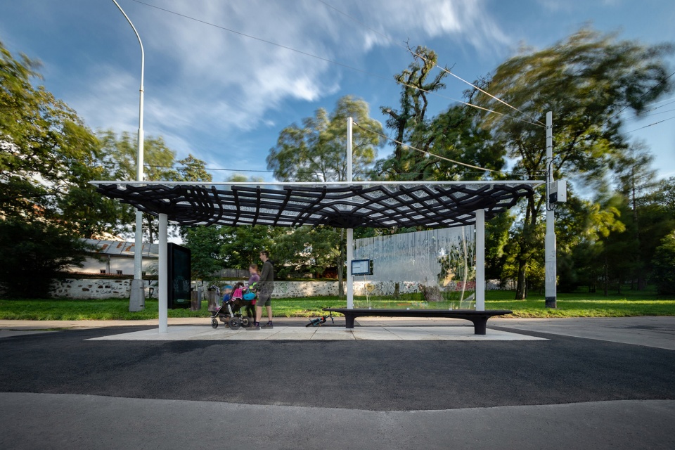 3d printed uhpc tram stop by so concrete