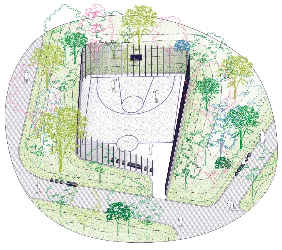 Poyma Embankment Park Basis architectural bureau