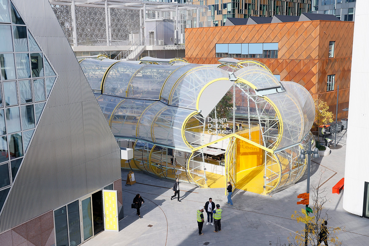 “market” Design District Canteen by Selgascano 谷德设计网