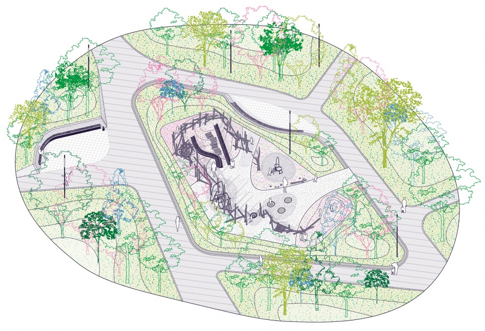 Poyma Embankment Park Basis architectural bureau