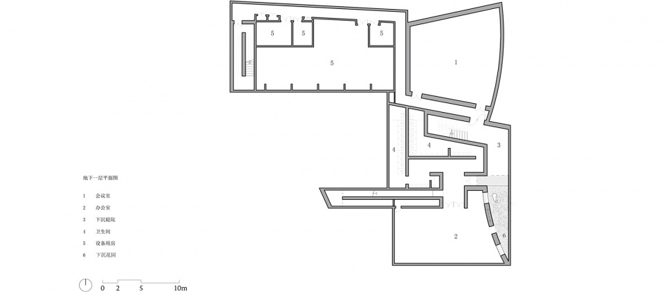地下一层平面图 Underground floor plan 拷贝