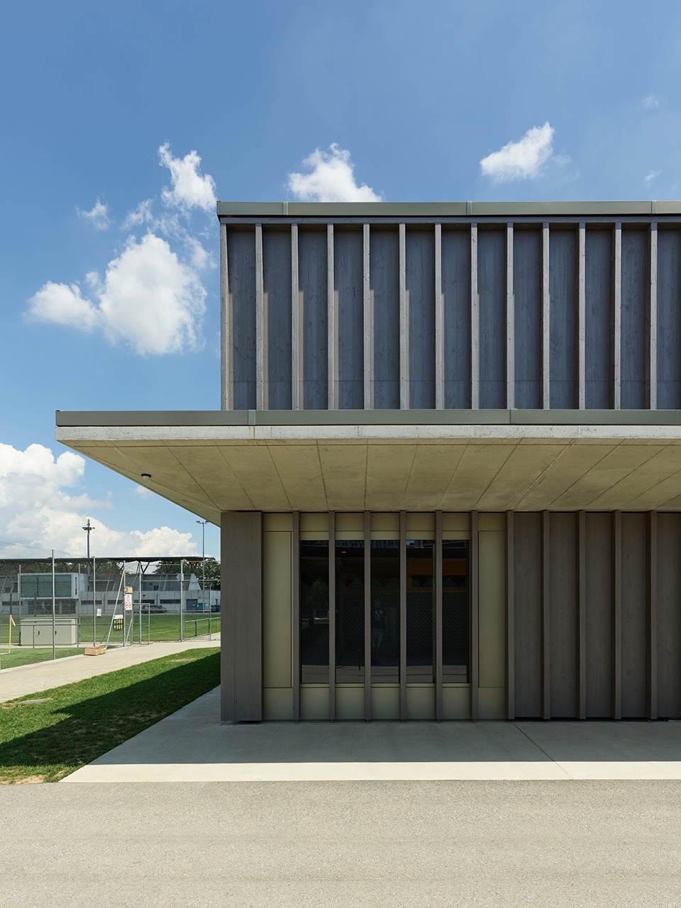 Les Vergers Sports Center Meyrin Geneva by AM Architectes