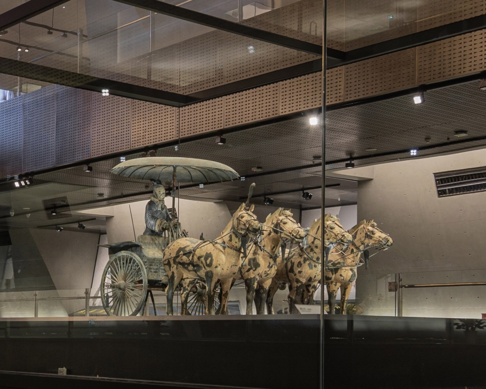 The Bronze Chariots Museum of the Qin Shi Huang Mausoleum in Xi'an