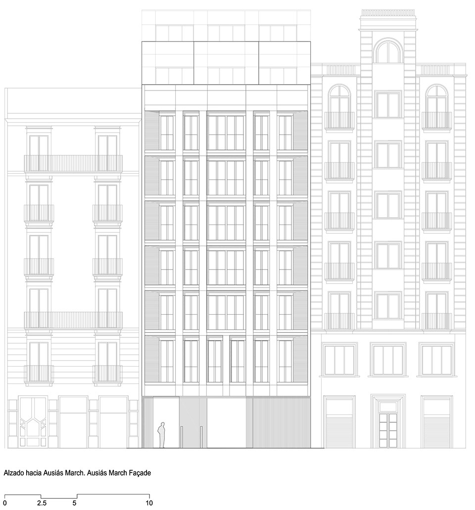 ausias march housing building by gca architects