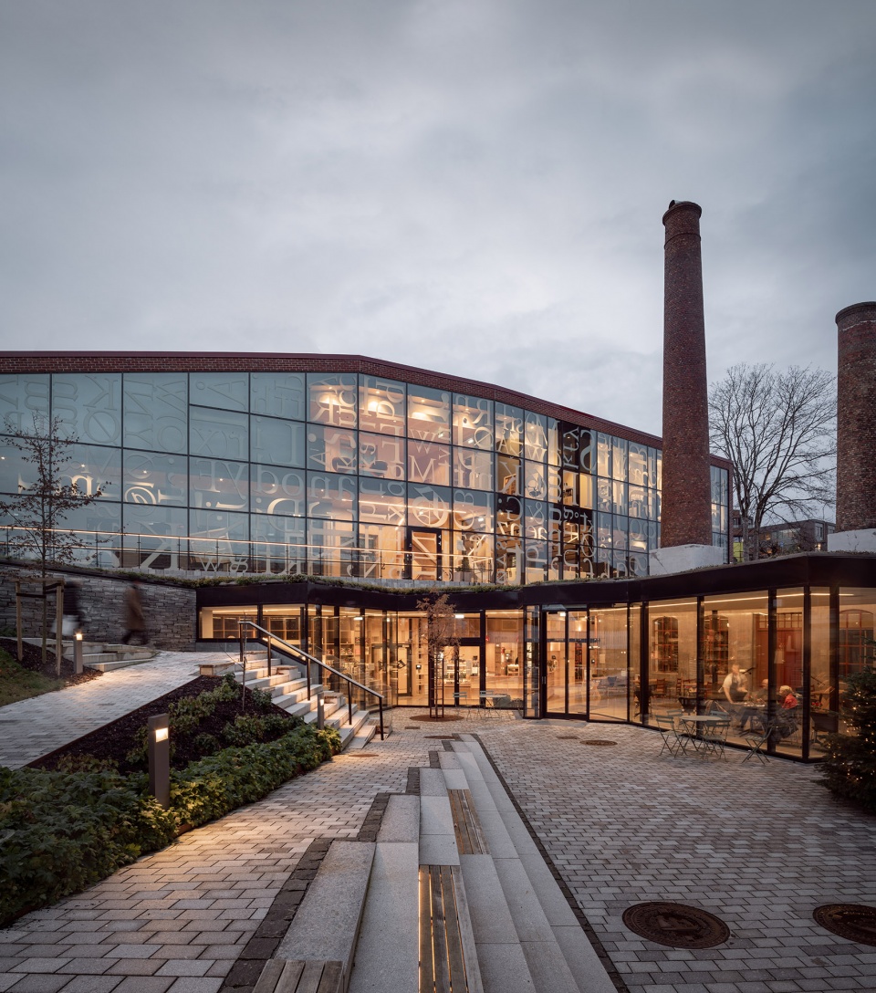 iddis the norwegian printing museum and the norwegian canning museum by eder biesel arkitekter