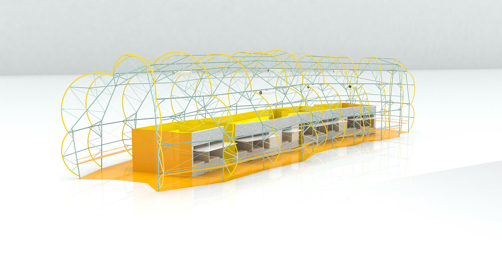 “market” Design District Canteen by Selgascano 谷德设计网