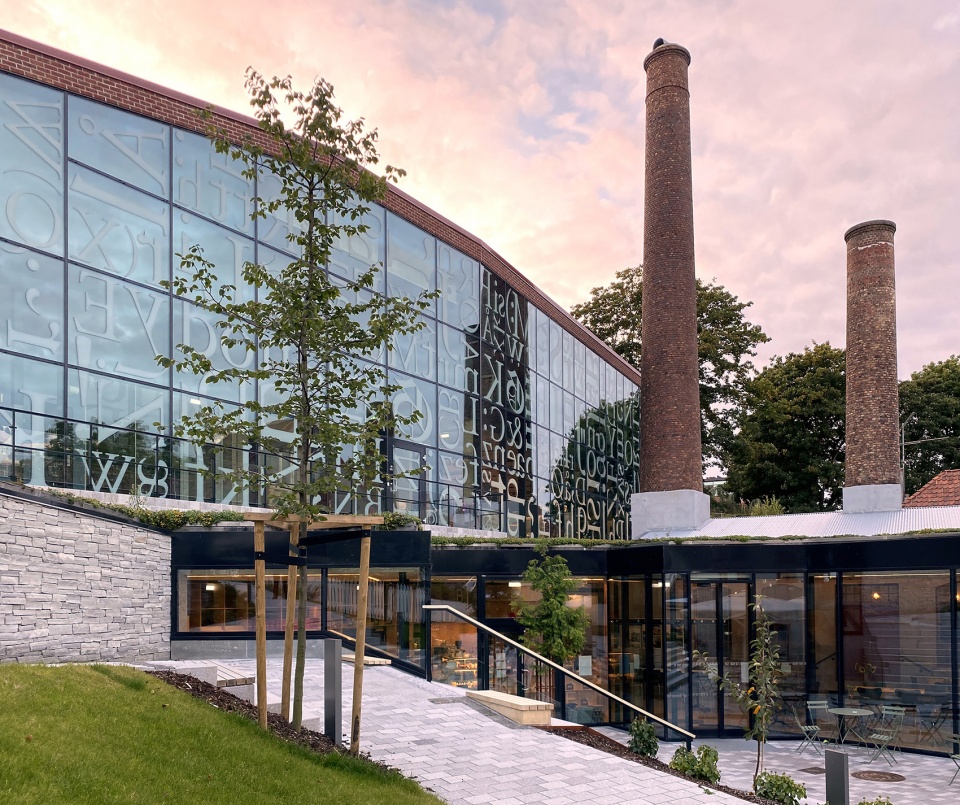 iddis the norwegian printing museum and the norwegian canning museum by eder biesel arkitekter