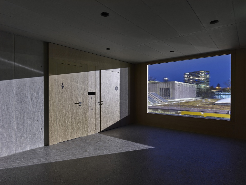 Les Vergers Sports Center Meyrin Geneva by AM Architectes