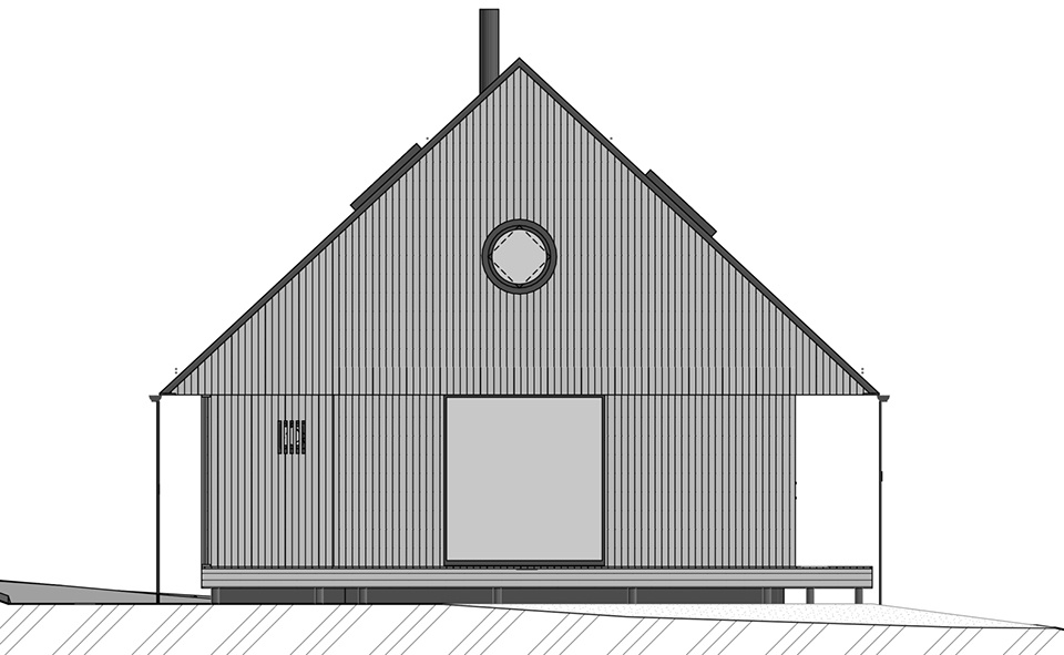 Lipno Lakeside Cabin by Les Archinautes