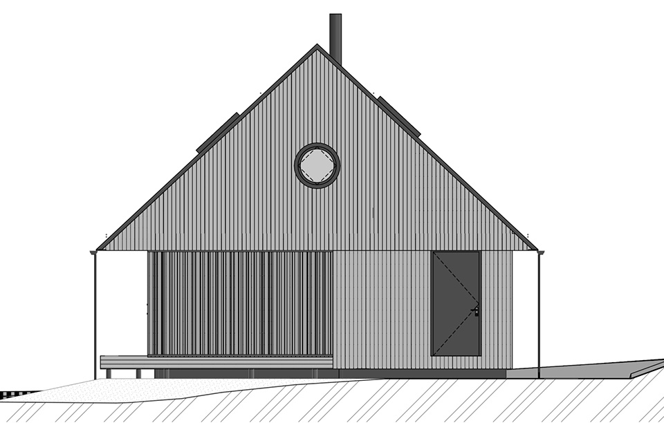 Lipno Lakeside Cabin by Les Archinautes