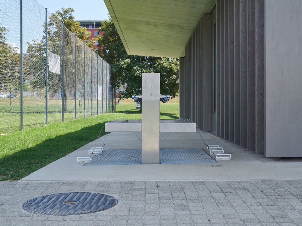 Les Vergers Sports Center Meyrin Geneva by AM Architectes