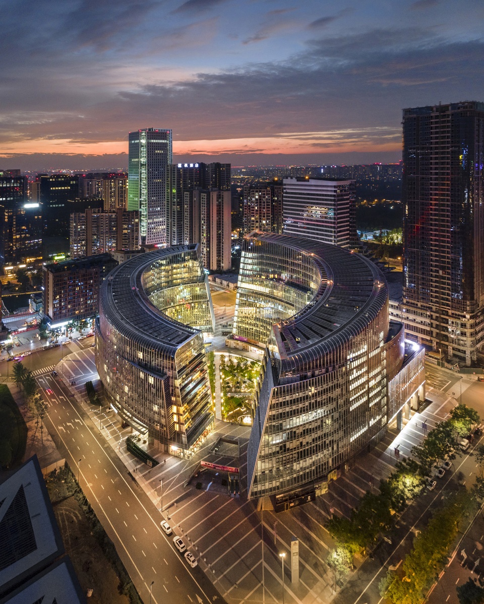 chengdu co innovation and cooperation center by lla