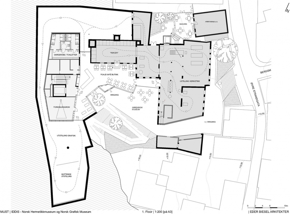 iddis the norwegian printing museum and the norwegian canning museum by eder biesel arkitekter