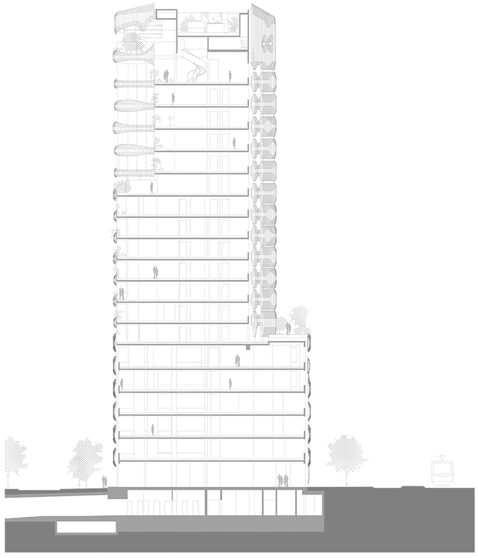ZIPPER RKM 740 Tower by J MAYER H und Partner Architekten