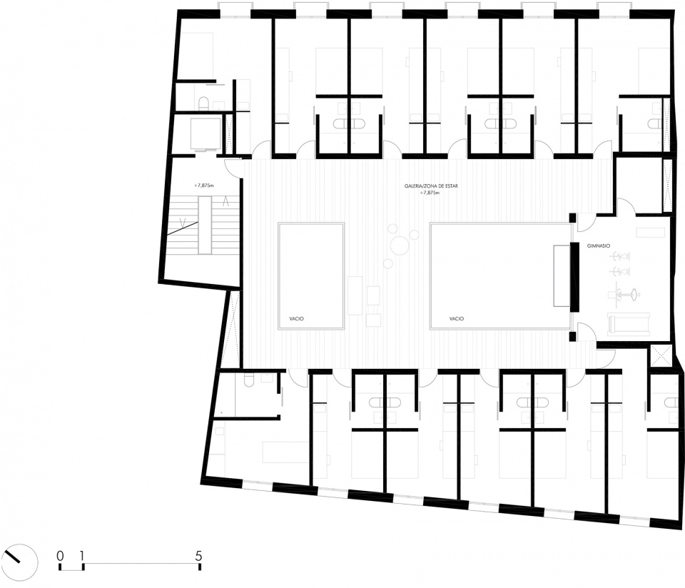 student residence in the arenal neighborhood seville by garcia melero architects31