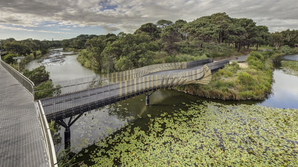 Bara Bridge by Sam Crawford Architects
