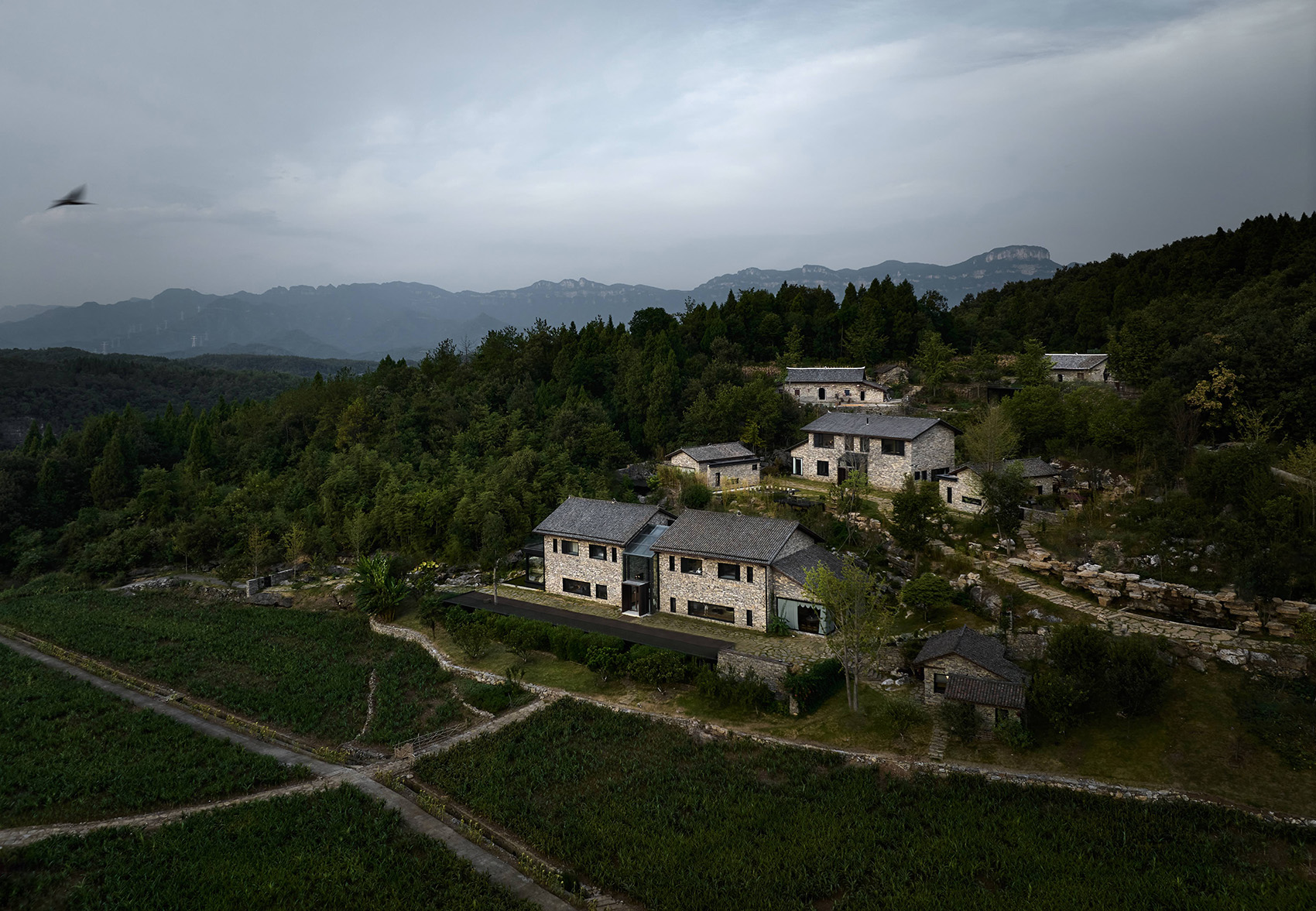 Nanchawan Stone House In Yichang B&B Phase II. By The Design Institute ...