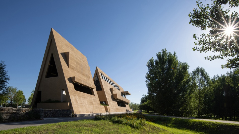 Weihe River Landscape Pavilion China by PLAT ASIA