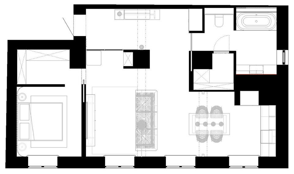 k4 apartment by zrobim architects
