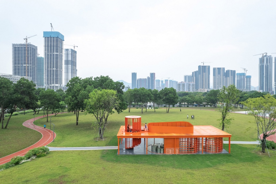 the great lawn city library of central park of pingshan by cm design 0321studio