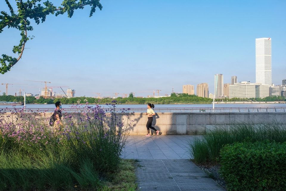 west bund waterfront public realm shanghai china by hassell