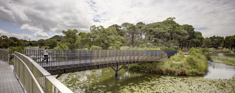 Bara Bridge by Sam Crawford Architects