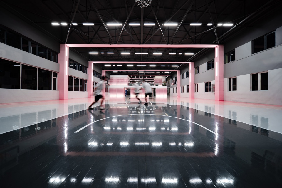 elmtsports basketball hall by parallect design