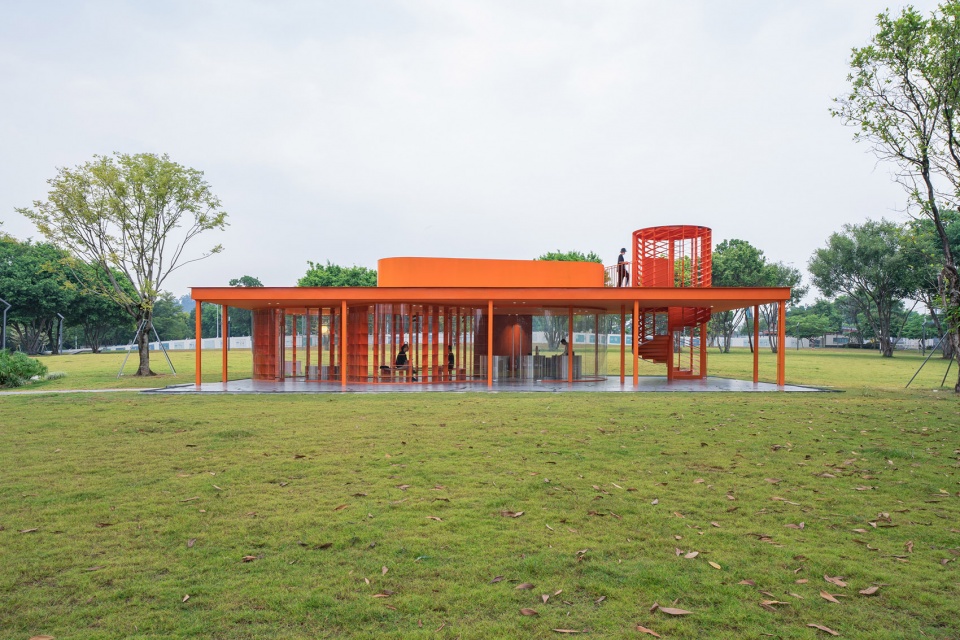 the great lawn city library of central park of pingshan by cm design 0321studio