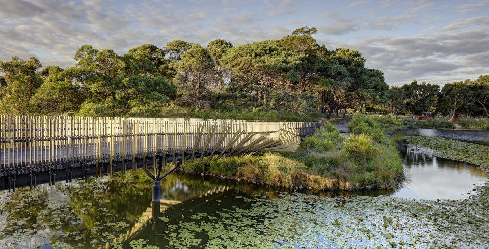 Bara Bridge by Sam Crawford Architects