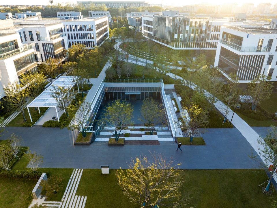 Nanjing Zijin Intelligence Valley Artificial Intelligence Industrial Park Gu Chuang Landscape Design