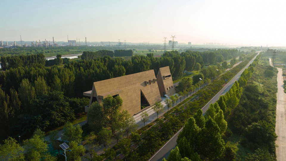 Weihe River Landscape Pavilion China by PLAT ASIA