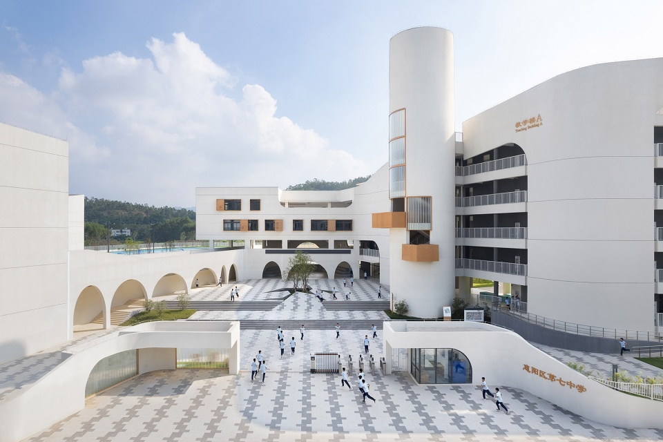 huiyang no 7 secondary school and affiliated primary school by multiarch