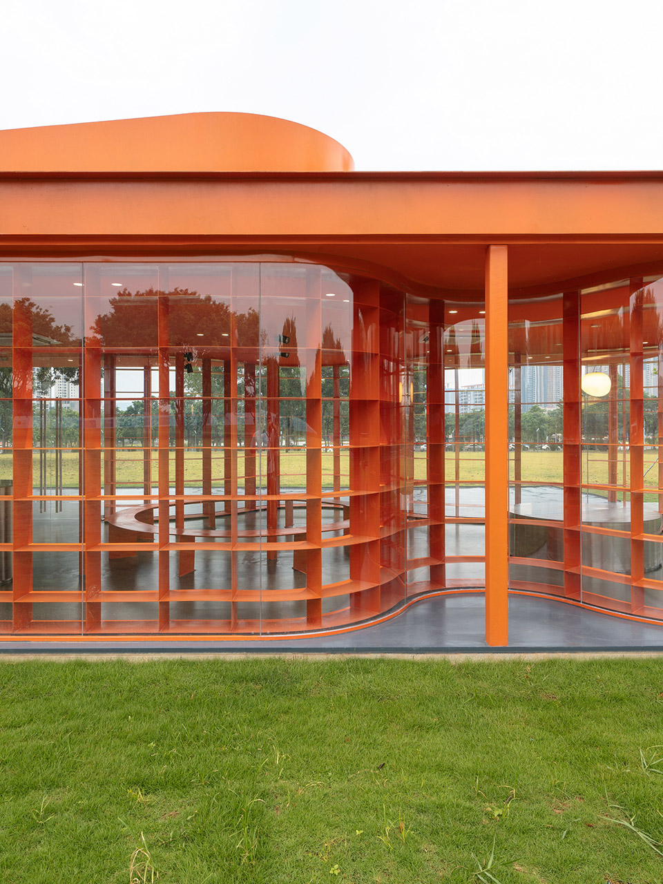 the great lawn city library of central park of pingshan by cm design 0321studio