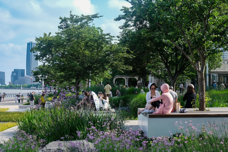 west bund waterfront public realm shanghai china by hassell