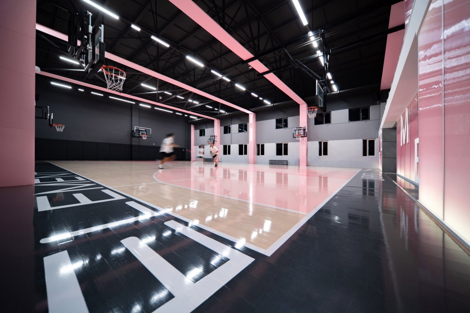 elmtsports basketball hall by parallect design