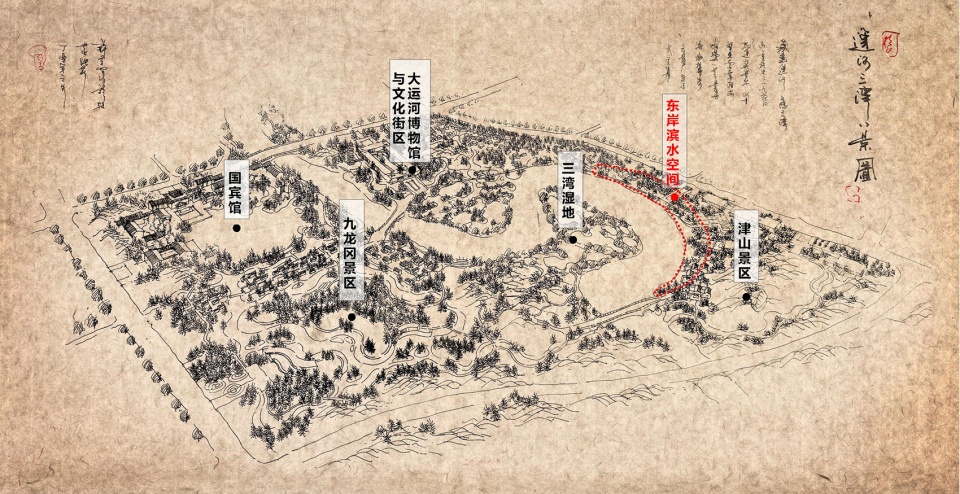 运河三湾风景区东岸滨水空间改造,扬州 / 格境设计 - 谷德设计网