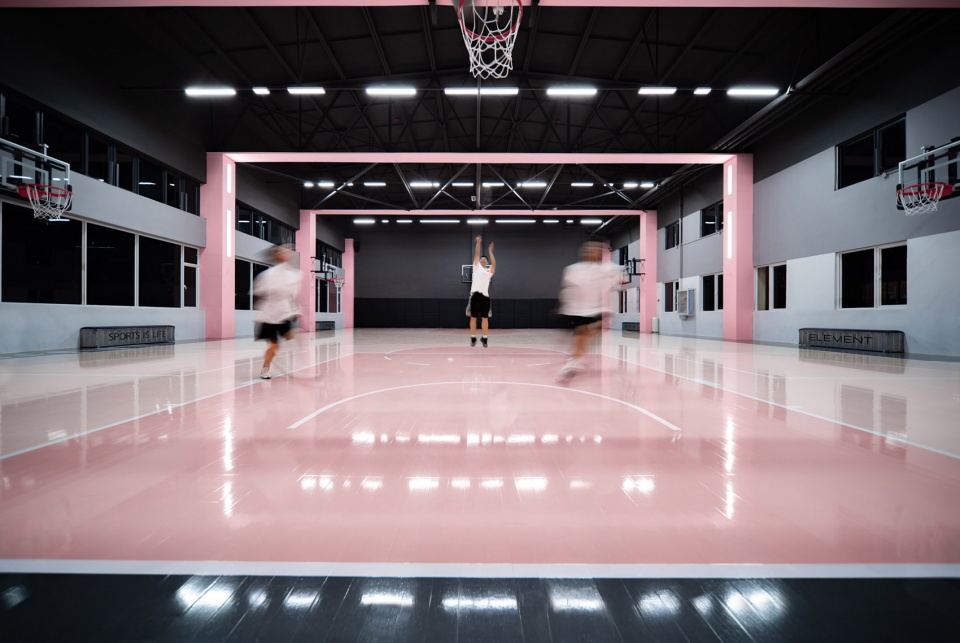 elmtsports basketball hall by parallect design